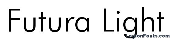 шрифт Futura Light BT, бесплатный шрифт Futura Light BT, предварительный просмотр шрифта Futura Light BT