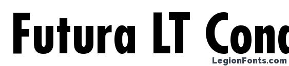 Futura LT Condensed Bold Font