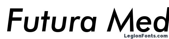 Futura Medium Italic BT Font, Typography Fonts