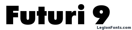 шрифт Futuri 9, бесплатный шрифт Futuri 9, предварительный просмотр шрифта Futuri 9