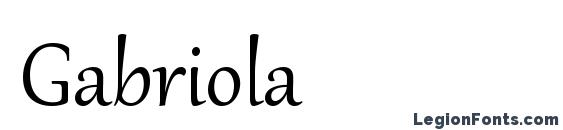 шрифт Gabriola, бесплатный шрифт Gabriola, предварительный просмотр шрифта Gabriola