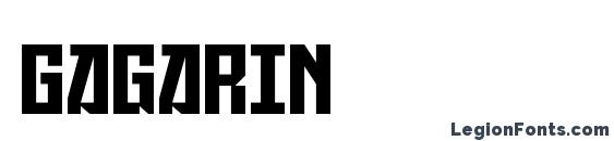 шрифт Gagarin, бесплатный шрифт Gagarin, предварительный просмотр шрифта Gagarin