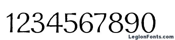 GalahadStd Regular Font, Number Fonts