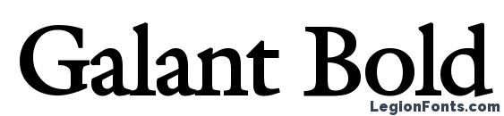 шрифт Galant Bold, бесплатный шрифт Galant Bold, предварительный просмотр шрифта Galant Bold