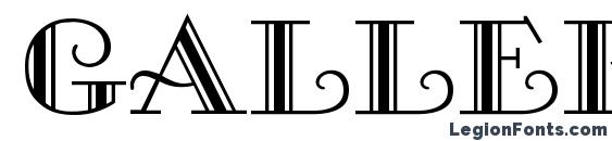 Galleria font, free Galleria font, preview Galleria font