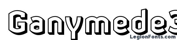 Шрифт Ganymede3d