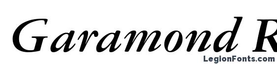 Garamond Reprise OldStyle SSi Bold Font, Cool Fonts