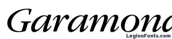 Garamondbookc italic Font, Cursive Fonts