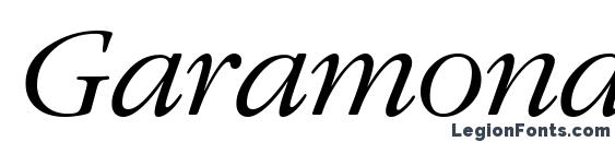 Шрифт GaramondBTT Italic