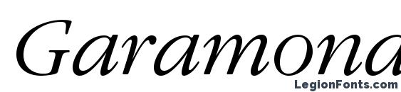 Garamondc italic Font, Serif Fonts