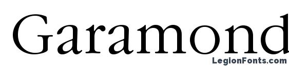 Шрифт GaramondC Light, Типографические шрифты