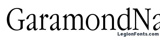 GaramondNarrowETT Normal Font