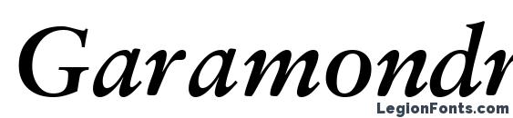 Шрифт Garamondretrospectiveosssk bold italic, Каллиграфические шрифты