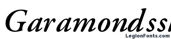 Garamondssk semibolditalic Font
