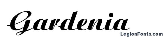 Шрифт Gardenia