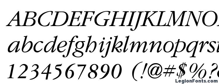 glyphs Garnet Italic font, сharacters Garnet Italic font, symbols Garnet Italic font, character map Garnet Italic font, preview Garnet Italic font, abc Garnet Italic font, Garnet Italic font