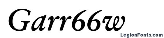 шрифт Garr66w, бесплатный шрифт Garr66w, предварительный просмотр шрифта Garr66w