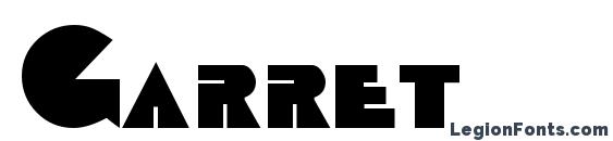 шрифт Garret, бесплатный шрифт Garret, предварительный просмотр шрифта Garret