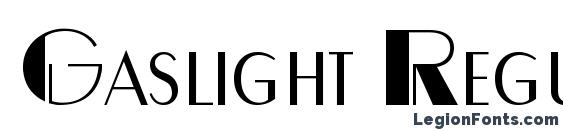 шрифт Gaslight Regular, бесплатный шрифт Gaslight Regular, предварительный просмотр шрифта Gaslight Regular