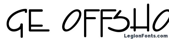 шрифт GE Offshore Caps, бесплатный шрифт GE Offshore Caps, предварительный просмотр шрифта GE Offshore Caps