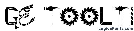GE Tooltime font, free GE Tooltime font, preview GE Tooltime font