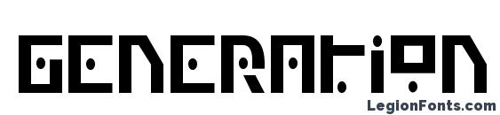 Generation Nth Condensed Font