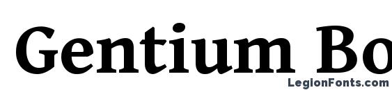 Gentium Book Basic Bold Font