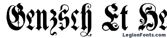 Genzsch Et Heyse Alternate Font, Medieval Fonts