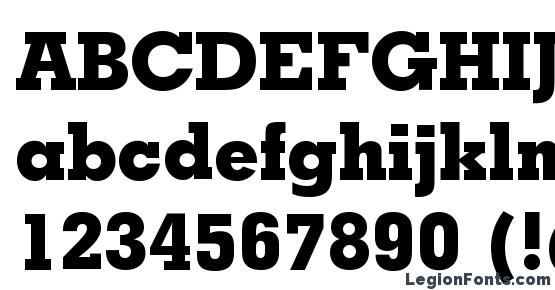 Geometric Slabserif 703 Extra Bold BT Font Download Free / LegionFonts