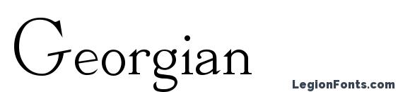 шрифт Georgian, бесплатный шрифт Georgian, предварительный просмотр шрифта Georgian