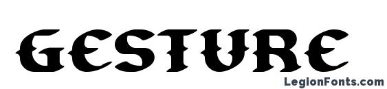шрифт Gesture BRK, бесплатный шрифт Gesture BRK, предварительный просмотр шрифта Gesture BRK