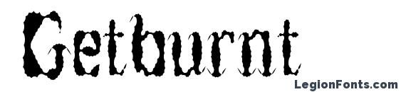 Getburnt Font