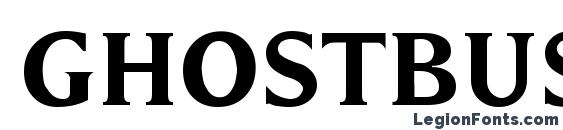 Шрифт Ghostbusters
