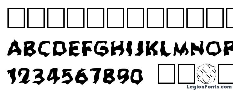 glyphs Ghoul font, сharacters Ghoul font, symbols Ghoul font, character map Ghoul font, preview Ghoul font, abc Ghoul font, Ghoul font