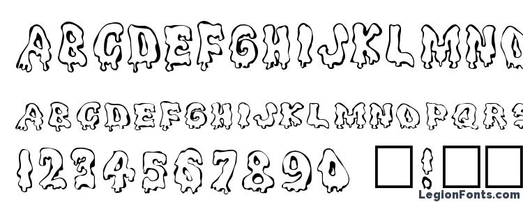 glyphs Ghouly Caps font, сharacters Ghouly Caps font, symbols Ghouly Caps font, character map Ghouly Caps font, preview Ghouly Caps font, abc Ghouly Caps font, Ghouly Caps font