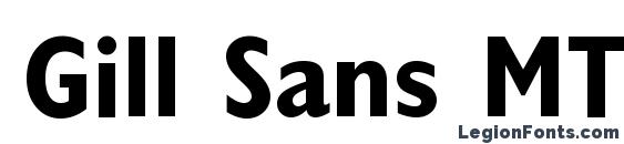 Gill Sans MT Condensed Полужирный Font