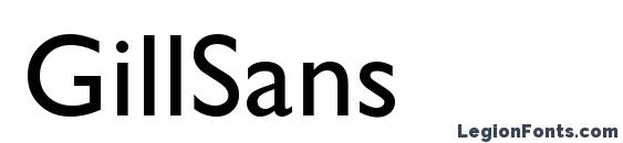 GillSans font, free GillSans font, preview GillSans font