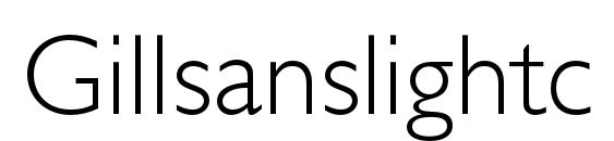 Шрифт Gillsanslightc, OTF шрифты
