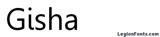 шрифт Gisha, бесплатный шрифт Gisha, предварительный просмотр шрифта Gisha
