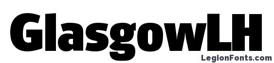 GlasgowLH Bold Font, PC Fonts