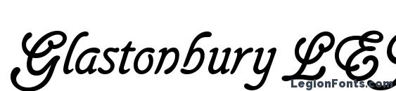 Glastonbury LET Plain Font