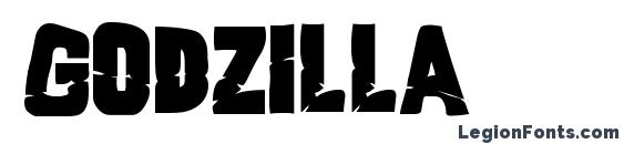 Godzilla font, free Godzilla font, preview Godzilla font