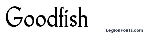 шрифт Goodfish, бесплатный шрифт Goodfish, предварительный просмотр шрифта Goodfish