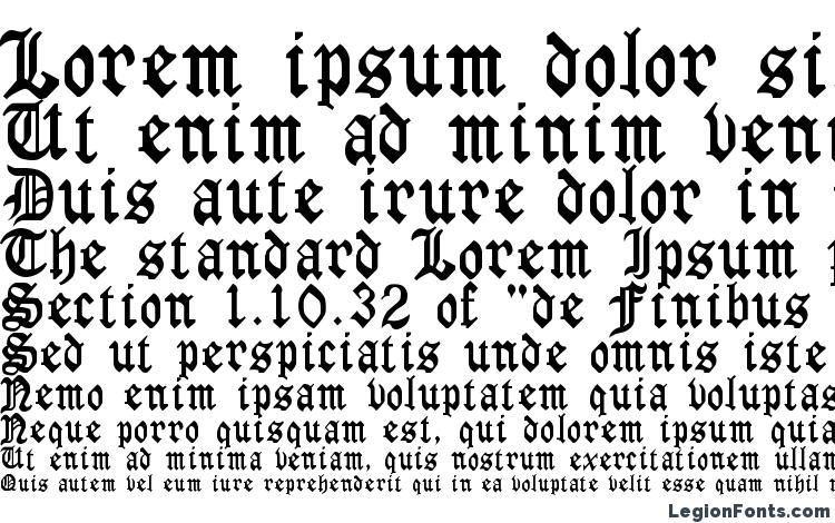 specimens GothicRus Medium font, sample GothicRus Medium font, an example of writing GothicRus Medium font, review GothicRus Medium font, preview GothicRus Medium font, GothicRus Medium font