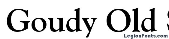 Goudy Old Style Bold BT Font
