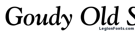 Goudy Old Style Bold Italic BT Font