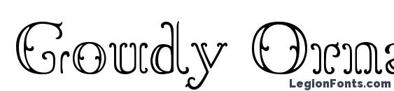 Goudy OrnateC Font