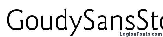 GoudySansStd Book Font, Serif Fonts