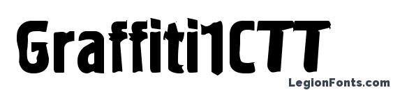 шрифт Graffiti1CTT, бесплатный шрифт Graffiti1CTT, предварительный просмотр шрифта Graffiti1CTT