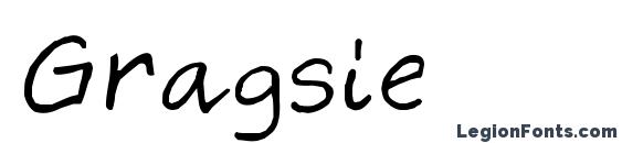 Gragsie font, free Gragsie font, preview Gragsie font